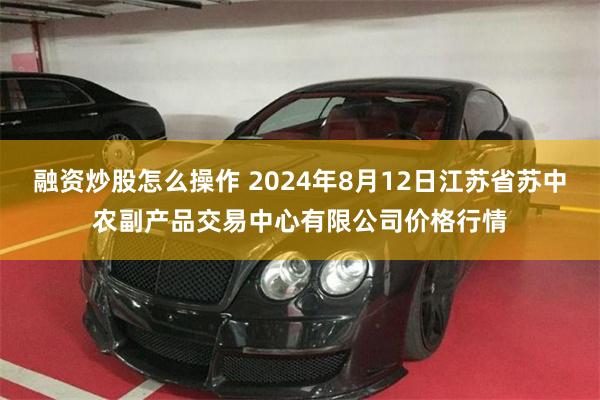 融资炒股怎么操作 2024年8月12日江苏省苏中农副产品交易中心有限公司价格行情